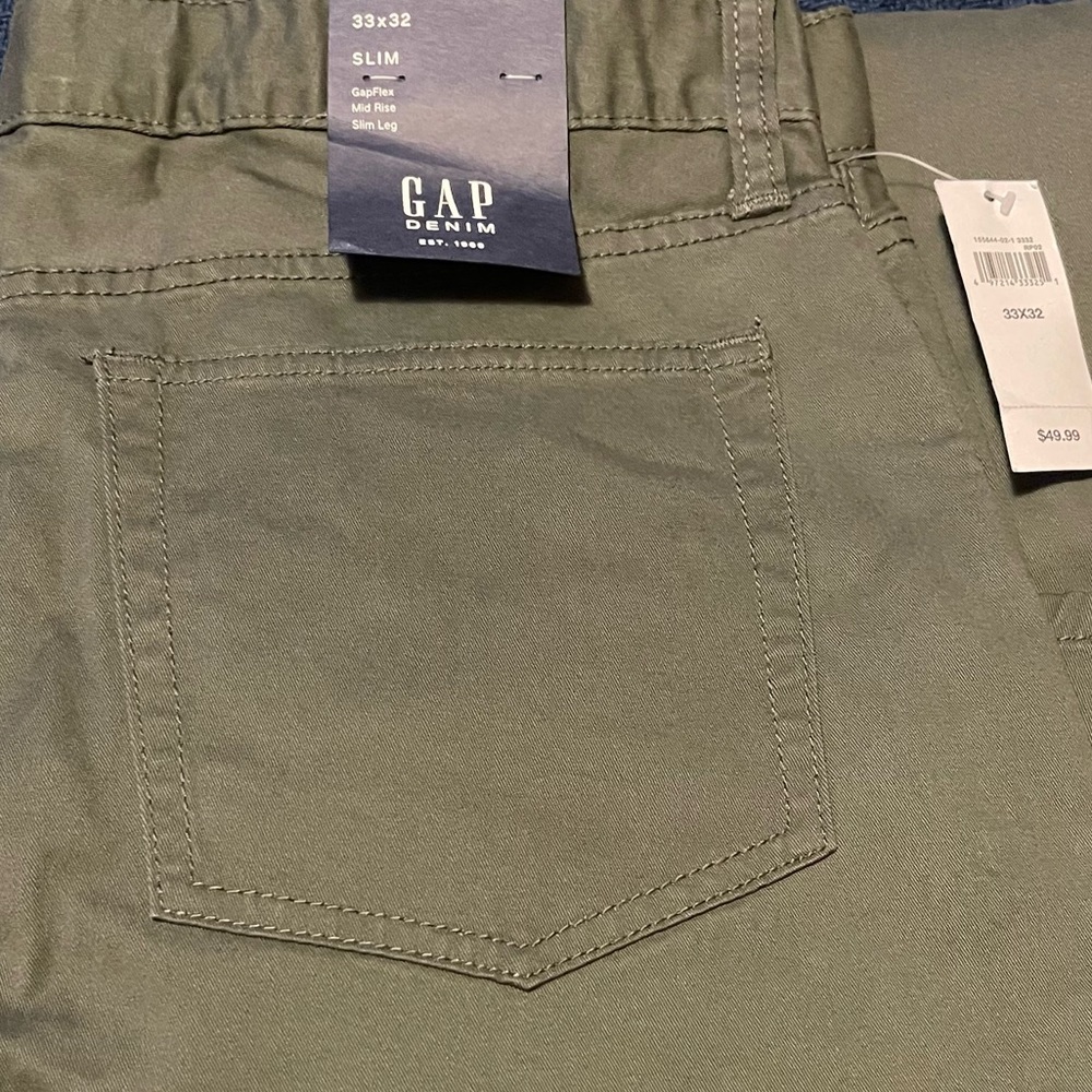 COPY - Gap Denim GapFlex Mid Rise Slim Leg 33x32